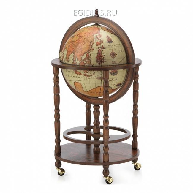 Глобус-бар напольный, диам.40см "Сафари" 700-041 фото 1 &mdash; Egidius.ru