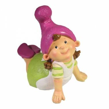 Фигура для дачи &quot;Девочка-гномик&quot; L13W19H19 81-6825 — Egidius.ru