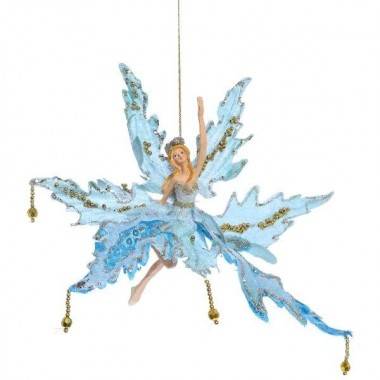 Украшение новогоднее &quot;Фея&quot; (голубая), D22,8см (б/инд.уп) 84-0153 — Egidius.ru