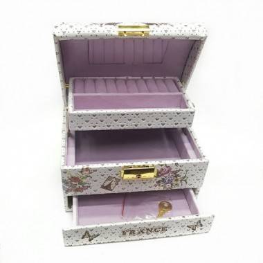 Шкатулка для украшений, 4вида 16*12*11см 3-4-111 — Egidius.ru