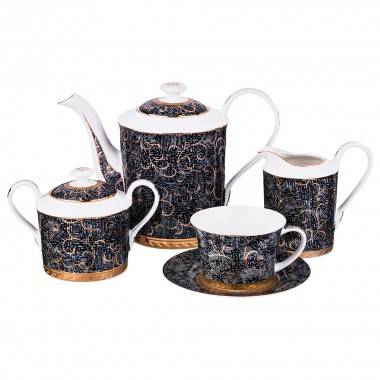 Чайный сервиз на 6 персон 15 пр. 1300/500/400/250 мл.  300-265 — Egidius.ru
