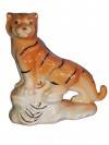 Фигурка из фарфора тигр на скале 10*10*4 см, символ года 2022 281-433 фото 2 &mdash; Egidius.ru