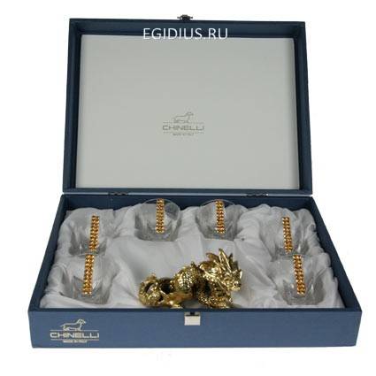 Подарочный набор стопок Дракон на 6 персон 105-619 фото 1 — Egidius.ru