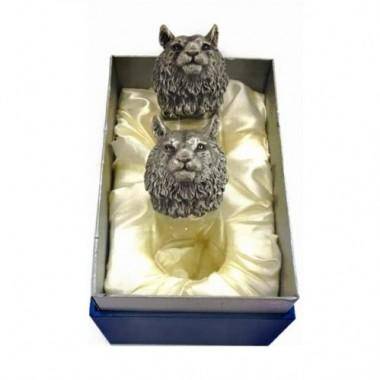 Набор из 2-х стопок-перевертышей с тигром (50мл/стопка) d=4.5см h=8.5см 3-1-307 — Egidius.ru