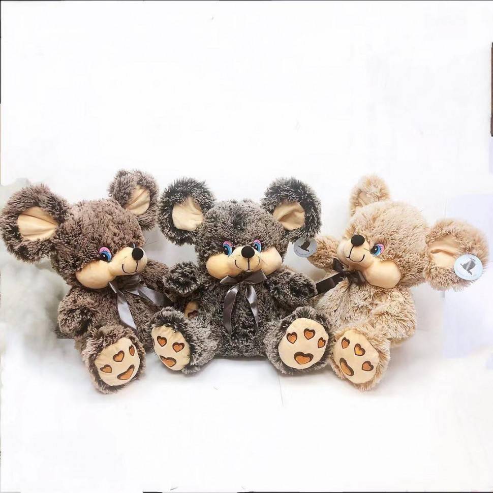 Мягкая игрушка "Мышка" с бантиком 40 см 281-297 фото 1 &mdash; Egidius.ru