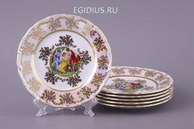 Набор тарелок из 6 шт.&quot;мадонна&quot; диаметр=17 см. 300-512 — Egidius.ru
