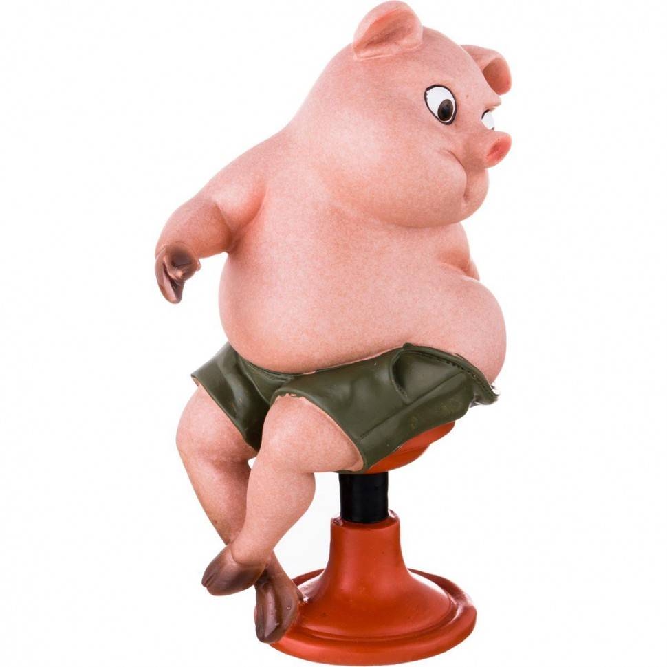 Фигурка "свинка" 10*9*19см  332-789 фото 1 — Egidius.ru