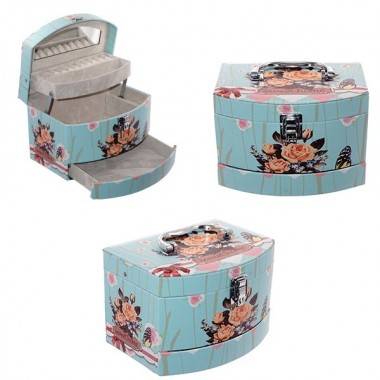 Шкатулка-автомат для украшений, 20.5х15х14 см 81-7116 — Egidius.ru