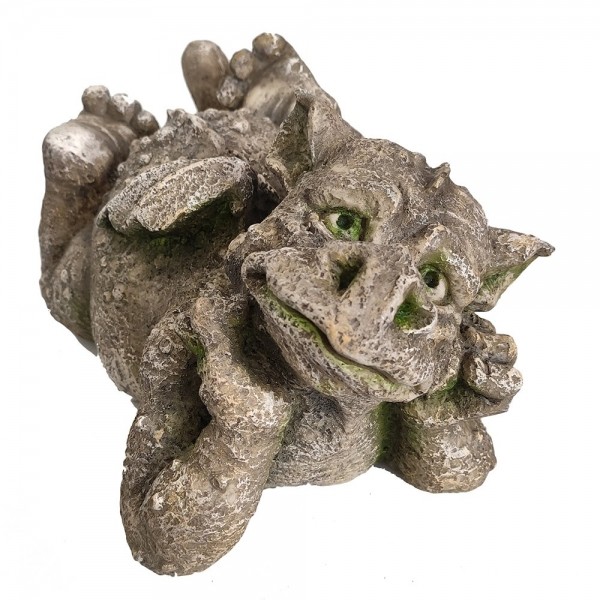 Копилка "Дракончик мечтатель" (камень) 13*17*28см 81-3260 фото 1 — Egidius.ru