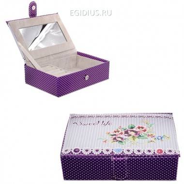Шкатулка для украшений, 15х10х4 см 81-7049 — Egidius.ru
