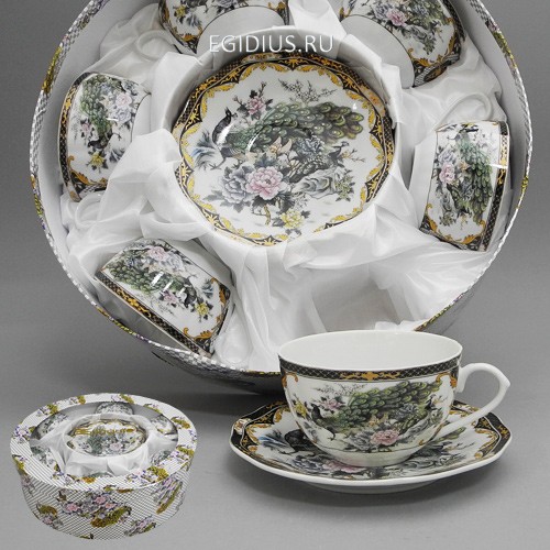 Набор чайный 12 пр. сказочный павлин 270 мл под.уп. 900-322 фото 1 &mdash; Egidius.ru