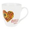 Кружка фарфоровая "Made in Russia" v=550мл. (3вида) 406-266 фото 1 &mdash; Egidius.ru