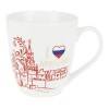 Кружка фарфоровая "Made in Russia" v=550мл. (3вида) 406-266 фото 2 &mdash; Egidius.ru