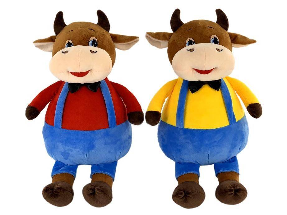 Мягкая упаковка новогодняя Бык в комбенизоне 1600гр (60шт) 32/40см 2-1-143 фото 1 &mdash; Egidius.ru