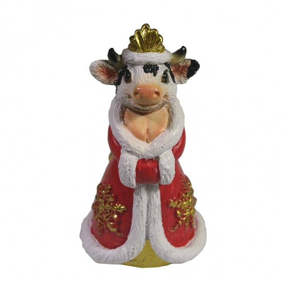 Фигура декоративная Снегурочка Декольте (красный) L5W4,5H8,5 82-1811 фото 1 — Egidius.ru