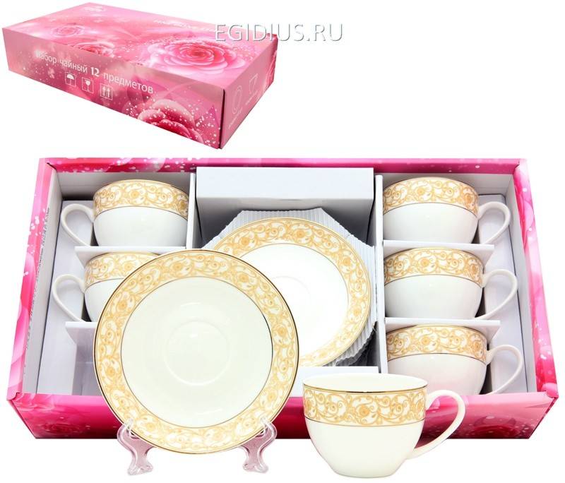 Набор чайный "Верона" 12 пр.  600-608 фото 1 &mdash; Egidius.ru