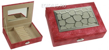 Шкатулка ювелирная Moretto 18*13*5см  110-286 — Egidius.ru