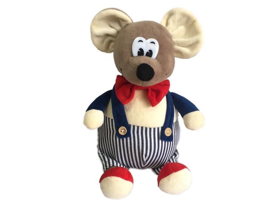 Упаковка для новогодних подарков Мышка в комбенезоне 28(37) 900гр 2-1-023 фото 1 &mdash; Egidius.ru