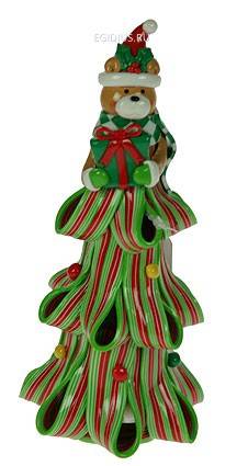 Новогодняя композиция с подсветкой Новогодняя 8*8*17см 150-506 фото 1 — Egidius.ru