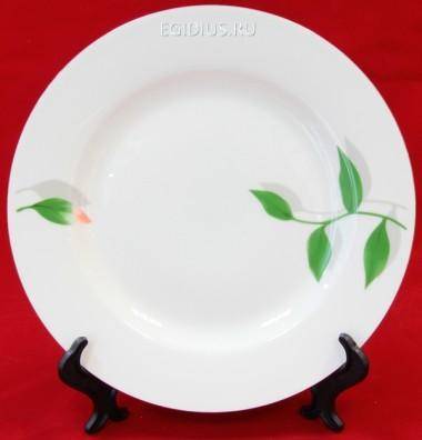 Тарелка &quot;Зелёный листок&quot; 20см  600-406 — Egidius.ru