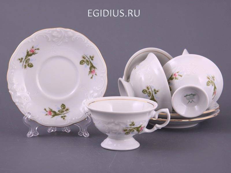 Кофейный набор на 6 персон, 12 пр. "букет" 100мл 302-102 фото 1 — Egidius.ru