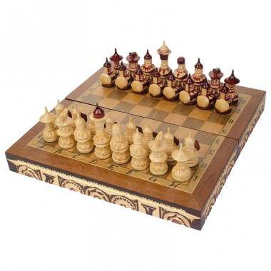 Настольная игра: Шахматы резные ручной работы дорожные 4-1-141 — Egidius.ru