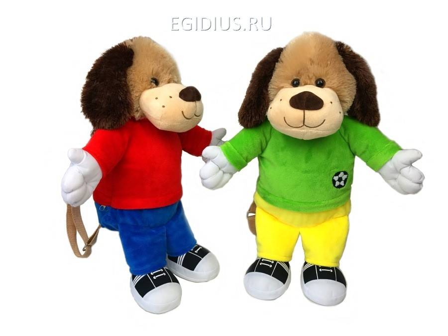 Упаковка-рюкзак для подарков Собака 35см U05 281-044 фото 1 — Egidius.ru