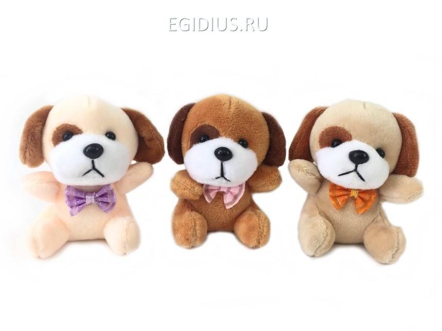 Мягкая игрушка-брелок 8см Собачка-135 281-096 фото 1 — Egidius.ru