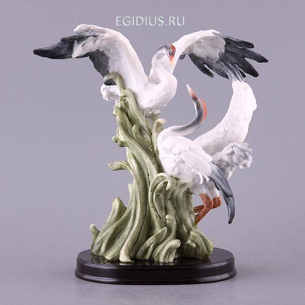 Фигурка "белые лебеди" высота=25 см.длина=16 см. 320-810 фото 1 &mdash; Egidius.ru