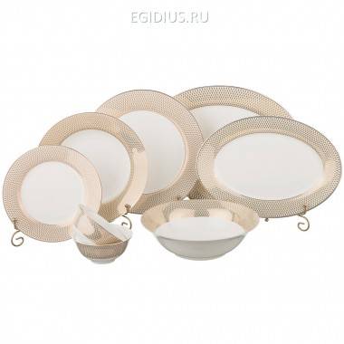 Столовый сервиз на 6 персон 23 пр.  322-142 — Egidius.ru