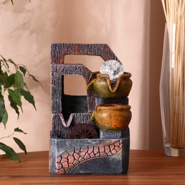 Фонтан &quot;Анкре&quot; 15х14х26 см (с подсветкой)   803-061 — Egidius.ru