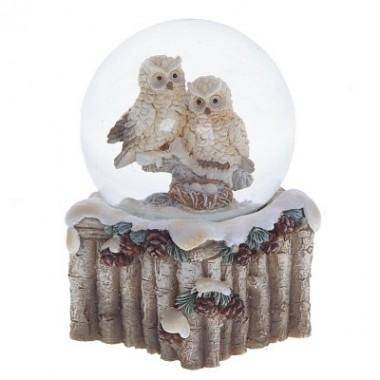 Новогодний стеклянный шар &quot;Птички&quot;, L8 W5 H8 D5 см 81-1290 — Egidius.ru