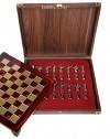 Шахматный набор "Троянская война" (красн. мет. доска 36х36, дер. короб, фигуры золото/бронза) 31-0739 фото 2 — Egidius.ru