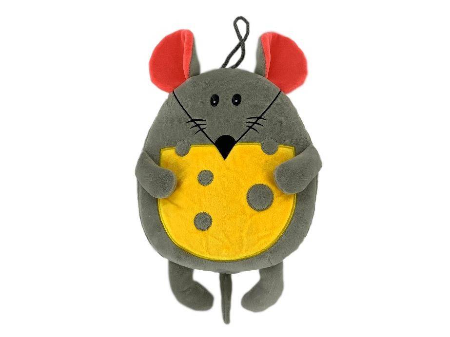 Упаковка для новогодних подарков Мышка с сыром маленькая 25(26) 800гр 2-1-024 фото 1 &mdash; Egidius.ru