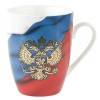 Кружка фарфоровая (с элементами золота) "Армия России" v=360мл. (подарочная упаковка) 406-267 фото 1 — Egidius.ru