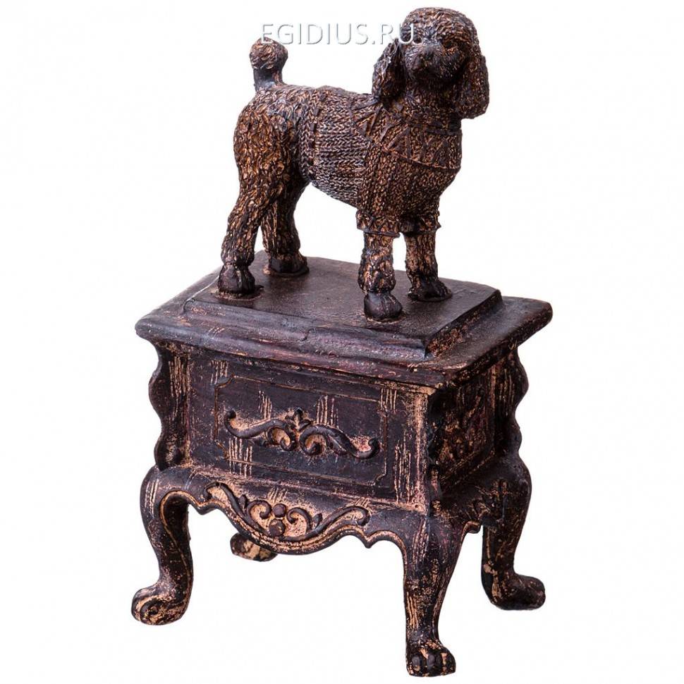 Фигурка "собака" 8,5*6,5*13,5 см. 332-613 фото 1 &mdash; Egidius.ru