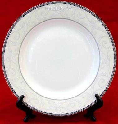 Тарелка &quot;Фреска серебро&quot; 20см  600-407 — Egidius.ru