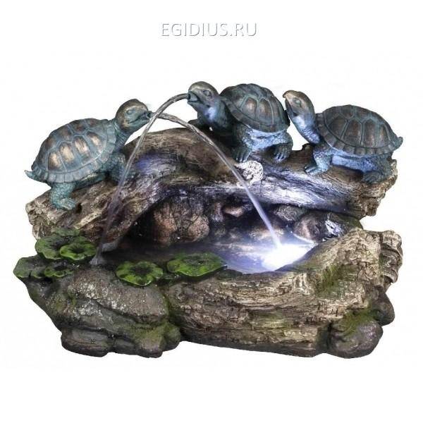 Фонтан Черепашки, 50х38х32 см 81-2394 фото 1 — Egidius.ru