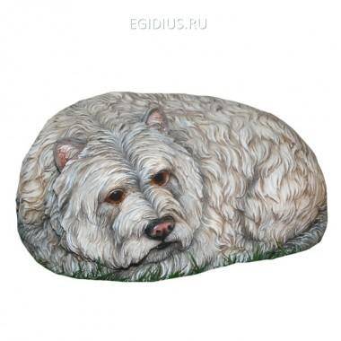 Садовый камень Терьер, 57х45х26см 81-6573 — Egidius.ru