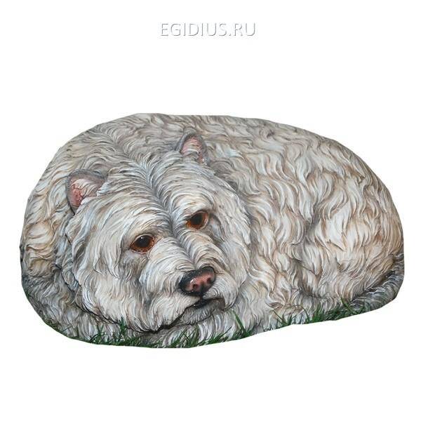 Садовый камень Терьер, 57х45х26см 81-6573 фото 1 — Egidius.ru