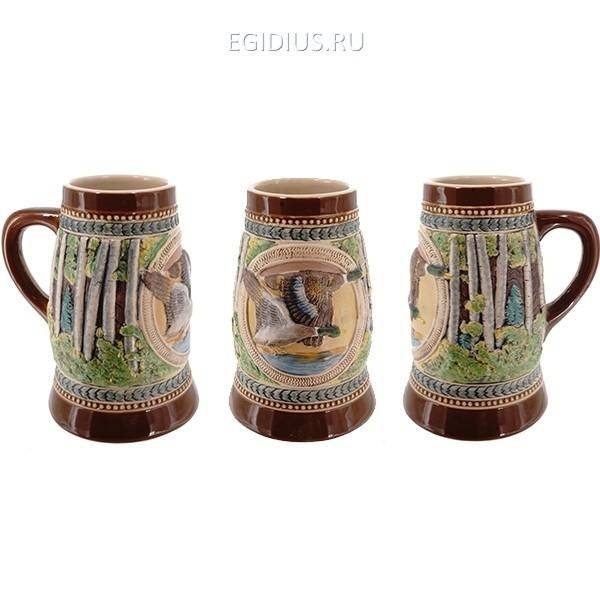 Кружка "Утки", 1000мл (без инд.упаковки) 80-0589 фото 1 &mdash; Egidius.ru