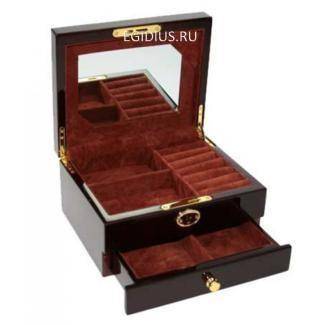 Шкатулка ювелирная "MERCANTE" 18*15*9см  110-802 фото 1 &mdash; Egidius.ru
