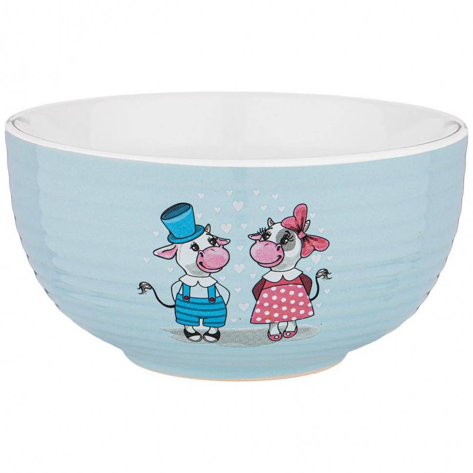 Салатник коллекция "милая коровка" объем=650 мл 14,5*7,5 см 333-035 фото 1 &mdash; Egidius.ru