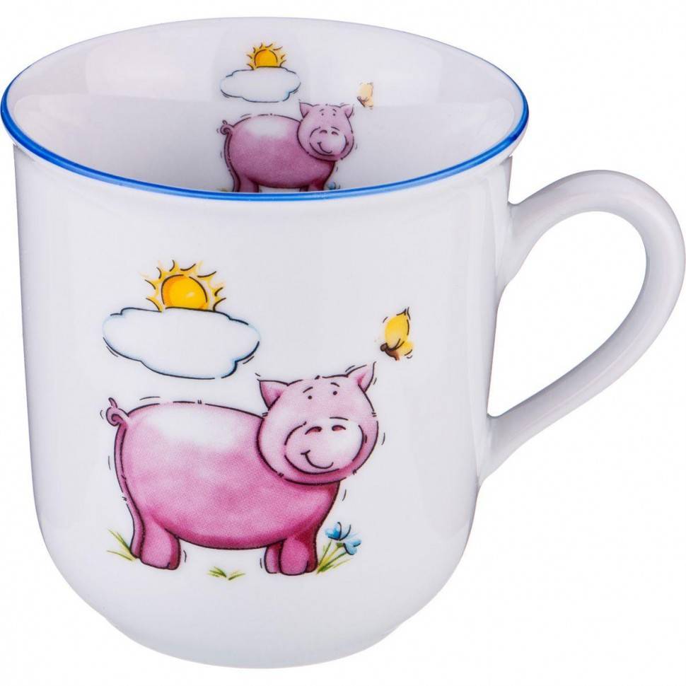 Кружка 200 мл. высота=8 см. 332-827 фото 1 — Egidius.ru