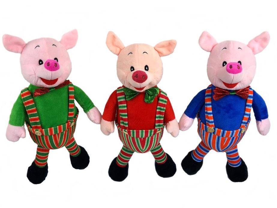 Упаковка для подарков Свинка (в ассортименте) S5 25см,   600 гр  281-158 фото 1 — Egidius.ru