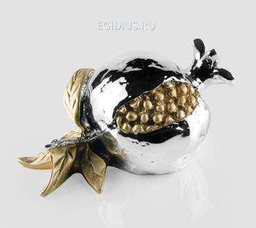 Статуэтка "Гранат с золотым листочком"  400-003 фото 1 &mdash; Egidius.ru