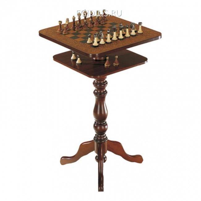 Шахматный столик квадратный, 43*43 см, h.69 см 700-051 фото 1 &mdash; Egidius.ru