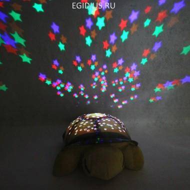 Светильник-проектор звездного неба с музыкой ночник &quot;Черепаха &quot;  280-202 — Egidius.ru