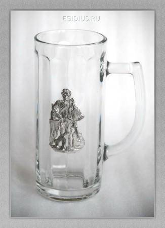 Пивная кружка 1254 "Гусарская"   500мл.  72-0020 фото 1 — Egidius.ru
