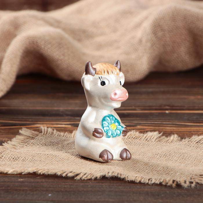 Солонка - перечница "Бычок", разноцветная, 50 мл 813-437 фото 1 &mdash; Egidius.ru